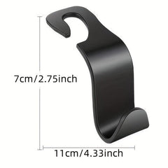 2pcs Car Seat Headrest Hook Auto Seat Hook Hangers