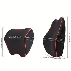Car Neck Headrest Pillow Memory Cotton Seat Support