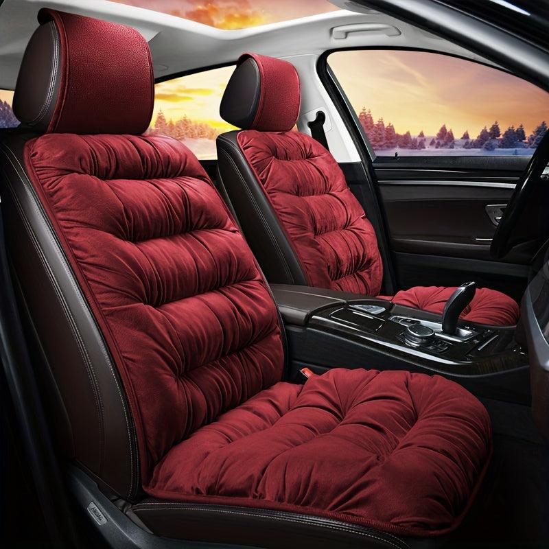 Soft Plush Car Seat Cover Cushion Pad Winter Auto Interior Accessory