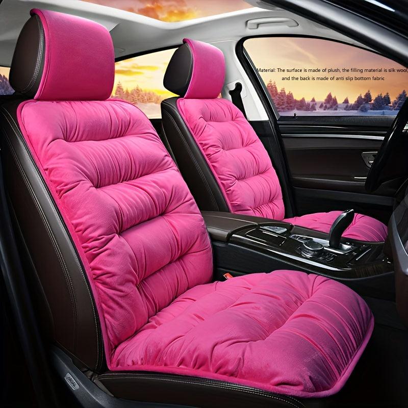 Soft Plush Car Seat Cover Cushion Pad Winter Auto Interior Accessory