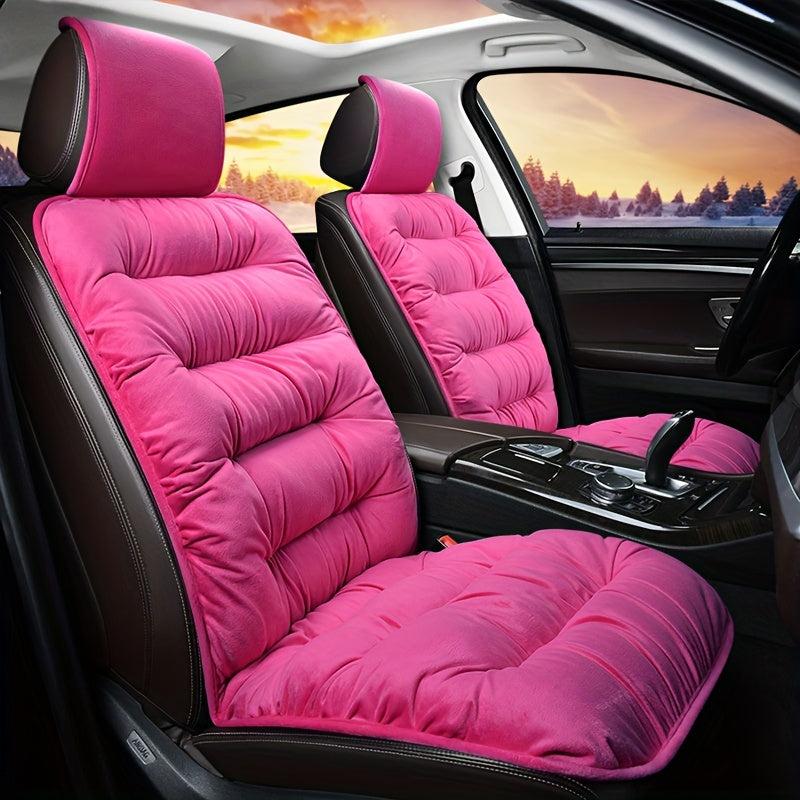 Soft Plush Car Seat Cover Cushion Pad Winter Auto Interior Accessory