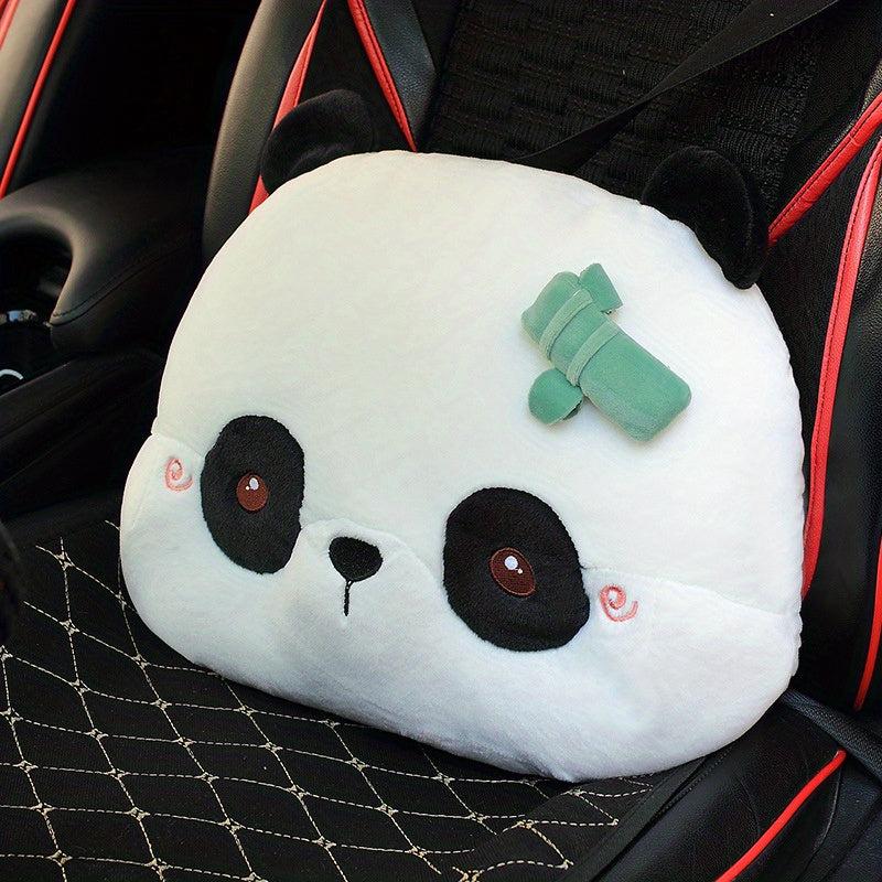 Car Cartoon Headrest Plush Car Accessories Supplies Seat Neck Waist Pillow