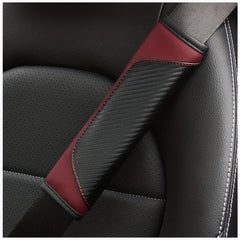 Car PU Leather Protect Cushion Cover Shoulder Guard Seat Belt Pad