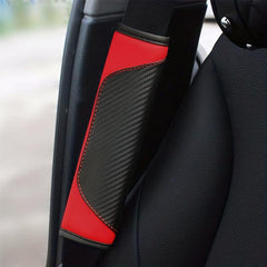 Car PU Leather Protect Cushion Cover Shoulder Guard Seat Belt Pad