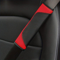 Car PU Leather Protect Cushion Cover Shoulder Guard Seat Belt Pad