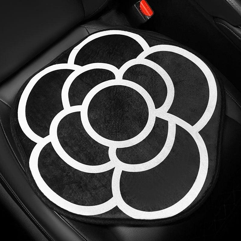 Bowknot Tea Flower Headrest Pillow Car Decor
