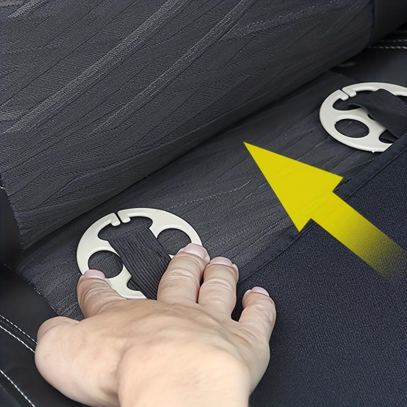 Purple Light Butterfly Print Car Seat Cushion Set