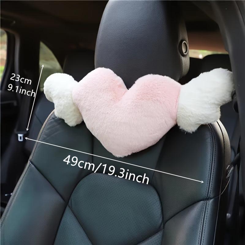 Cartoon Car Headrest Pillow Neck Support Duck Love Back Waist Pillow