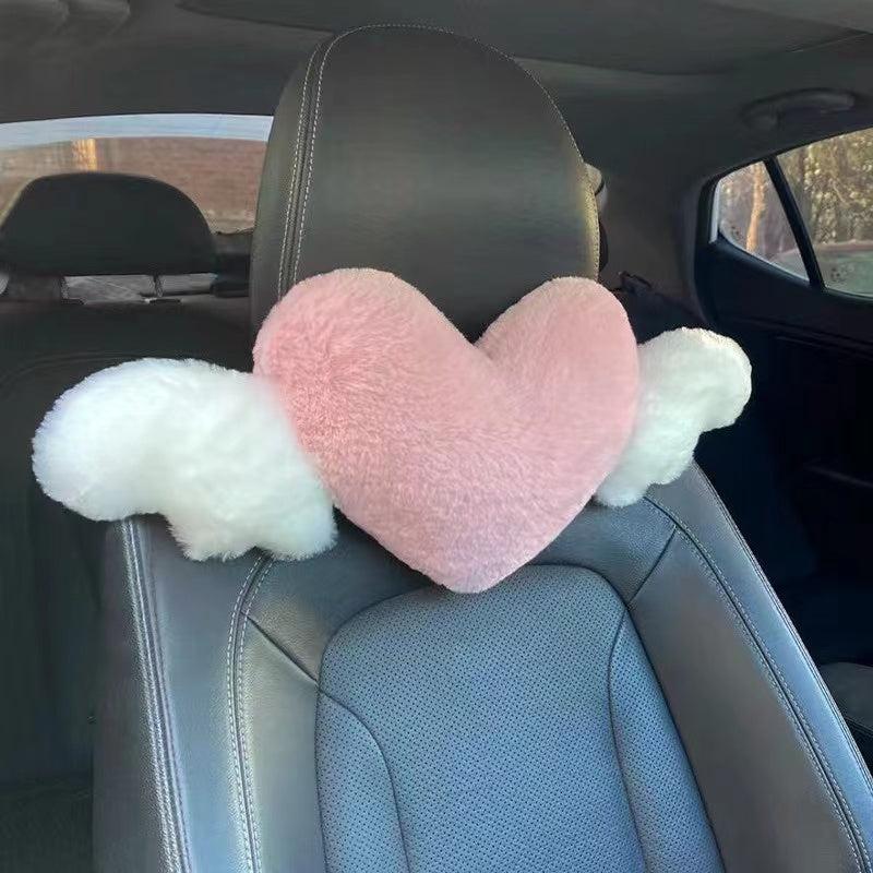 Cartoon Car Headrest Pillow Neck Support Duck Love Back Waist Pillow