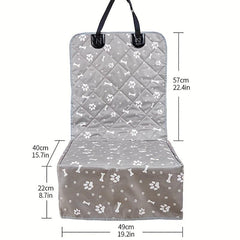 Waterproof Pet Car Seat Cover Scratch Resistance Car Seat Protector For Dogs