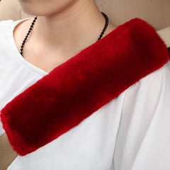 Winter Car Seat Belt Shoulder Pad Cover Dust Cleaning