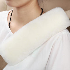 Winter Car Seat Belt Shoulder Pad Cover Dust Cleaning