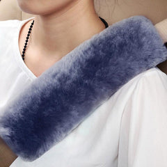 Winter Car Seat Belt Shoulder Pad Cover Dust Cleaning