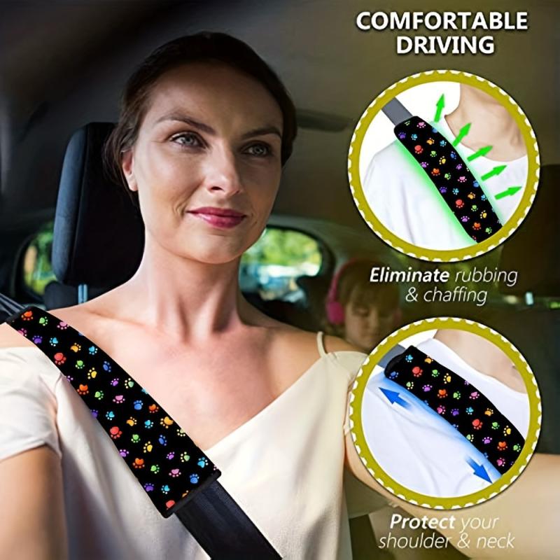 Soft Auto Seat Belt Cover Shoulder Pad for Comfortable Driving