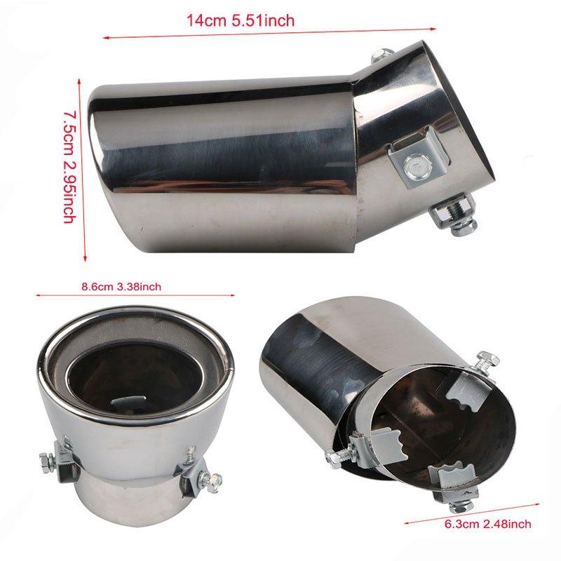 Stainless Steel Car Exhaust Tip Universal Tail Pipe