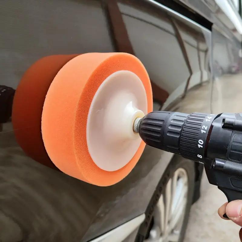 15 24 cm Polishing Waxing Sponge Drill Polisher Polishing Pad with Link Rod
