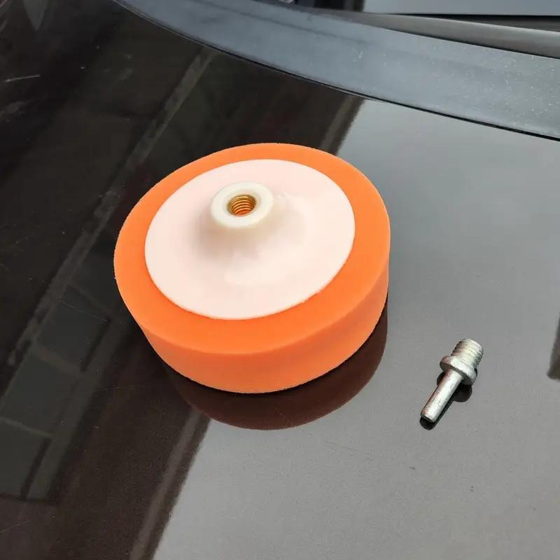 15 24 cm Polishing Waxing Sponge Drill Polisher Polishing Pad with Link Rod