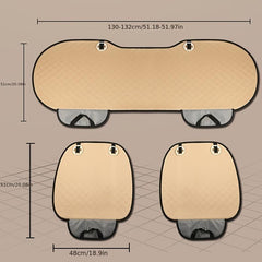Flax Seat Cover & Cushion Protector Pad for Upgraded Car Seats