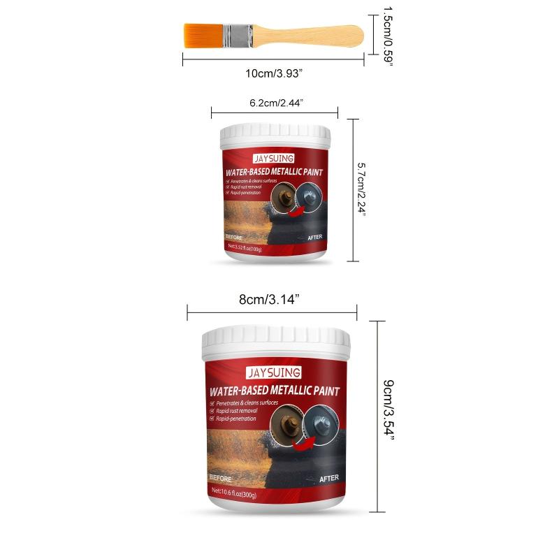 100g Metallic Paint Water Based Primer Easy Operation Rapid Rust Removal