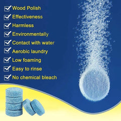 Effortlessly Clean Your Car Windshield with 20 Solid Cleaner Tablets