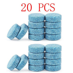 Effortlessly Clean Your Car Windshield with 20 Solid Cleaner Tablets