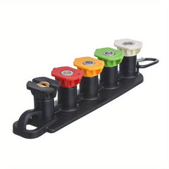 JUNGLEFLASH High Pressure Washer Tips Set 7 Nozzle Holder 4000 PSI