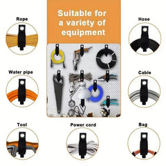 3pcs Hook And Loop Extension Cord Organizer Hanger for Home RV Garage