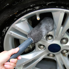 Car Wheel Hub Cleaning Brush Rim Cleaner Detailing Tool for Auto