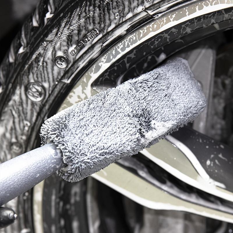 Car Wheel Hub Cleaning Brush Rim Cleaner Detailing Tool for Auto