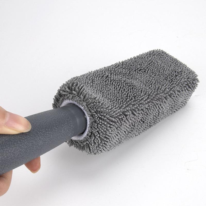 Car Wheel Hub Cleaning Brush Rim Cleaner Detailing Tool for Auto