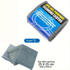 9pcs Car Wash Cleaning Tool Water Absorbent Detailing Tire Brush Towel