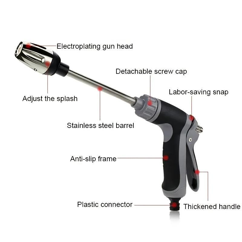 Portable High Pressure Water Gun for Car Washer Garden Watering Hose