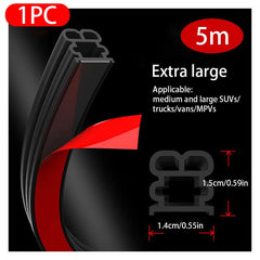 Car Door Rubber Seal Strip Double Layer Weather Strip