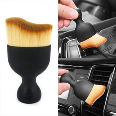 3pcs Car Interior Cleaning Kit Soft Brushes for Instrument Panel & Crevice
