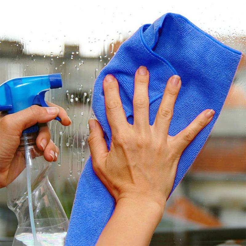 10pcs Microfiber Car Cleaning Towel for Automobile and Motorcycle Washing