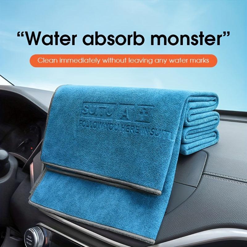 Advanced Car Wash Towel Double-sided Short Wool Thick