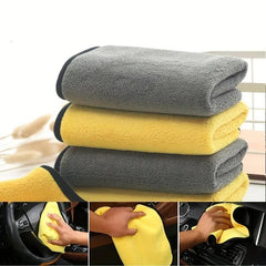 2pc Microfiber Towels for Car Cleaning & Drying