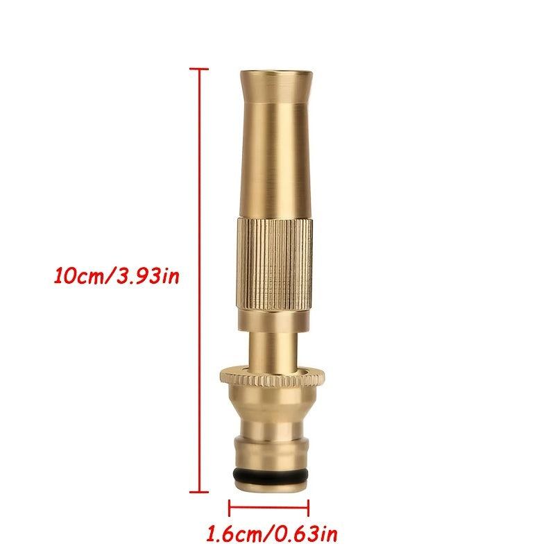 High Pressure Brass Adjustable Hose Nozzle for Car Washing & Garden Watering