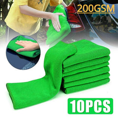 10 PCS Microfiber Car Cleaning Towel Household Small Towel