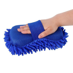 Gentle Coral Velvet Car Wash Sponge - Ideal for Car Detailing