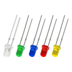 100pcs LED Diode F3 Bright 3MM Red Yellow Green LEDs Kit
