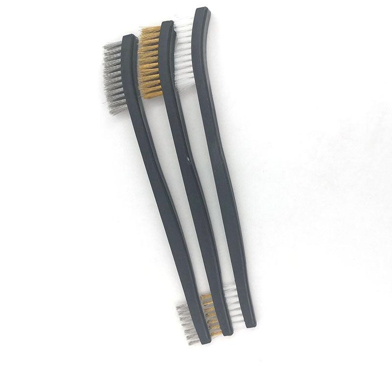 Car Detailing Cleaning Tool Set with Wire Brushes and Nylon Picks