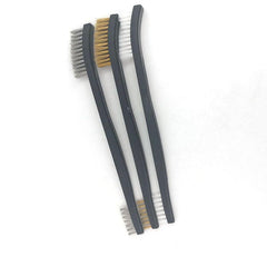 Car Detailing Cleaning Tool Set with Wire Brushes and Nylon Picks