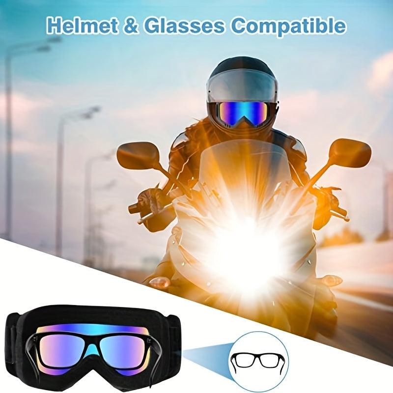 Windproof Motorcycle Goggles for Men Women & Kids