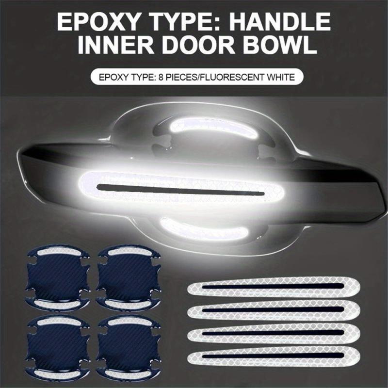 Reflective Strip Door Handle Protective Film Anti Scratch Stickers