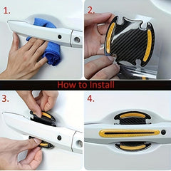 Reflective Strip Door Handle Protective Film Anti Scratch Stickers