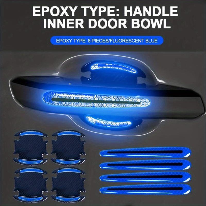 Reflective Strip Door Handle Protective Film Anti Scratch Stickers