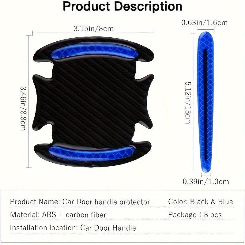 Reflective Strip Door Handle Protective Film Anti Scratch Stickers