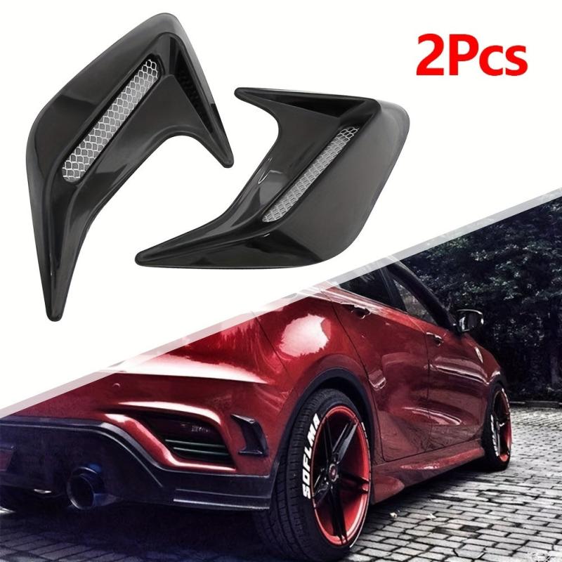 Car Side Air Vent Modification Ventilation Grille Cover Hood Decoration