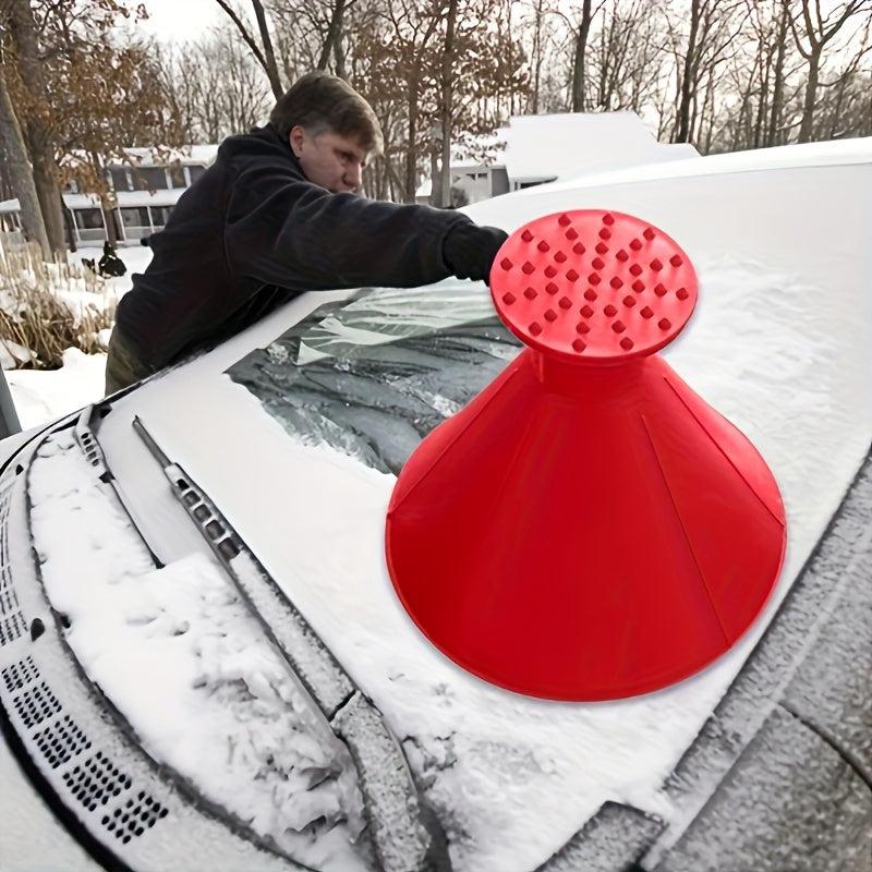 3pcs Car Window Windshield Magic Ice Scraping Funnel Snow Shovel